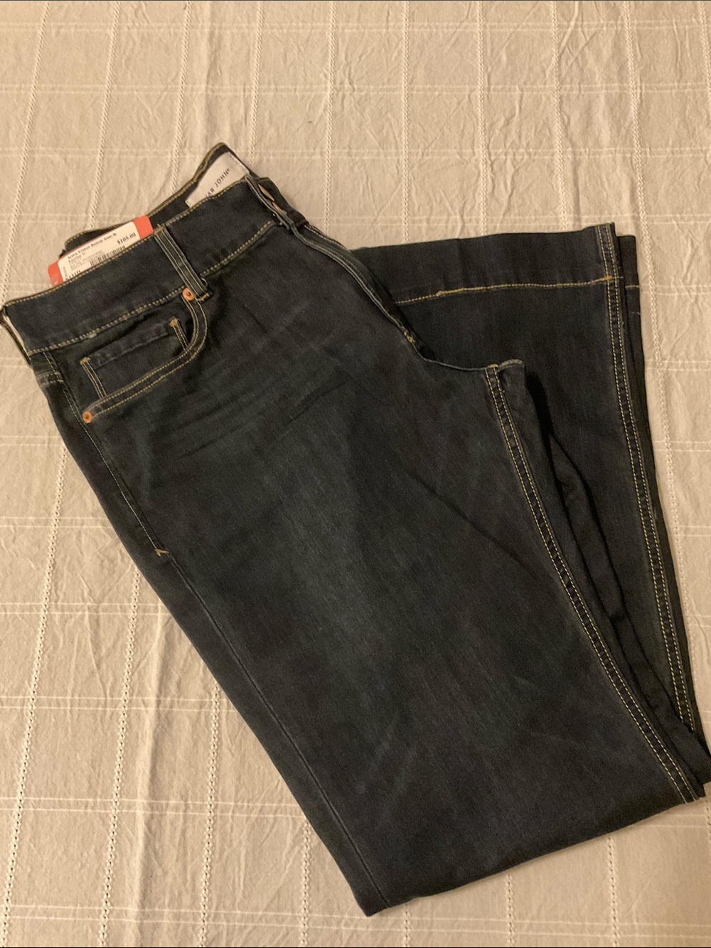Dear John Jaxtyn Boot Cut Women’s Dark Indigo Wide Leg Jeans